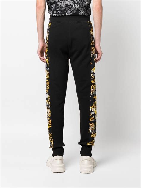 versace jogginsvest barok zwart|Versace Jeans Couture baroque print track joggers in black .